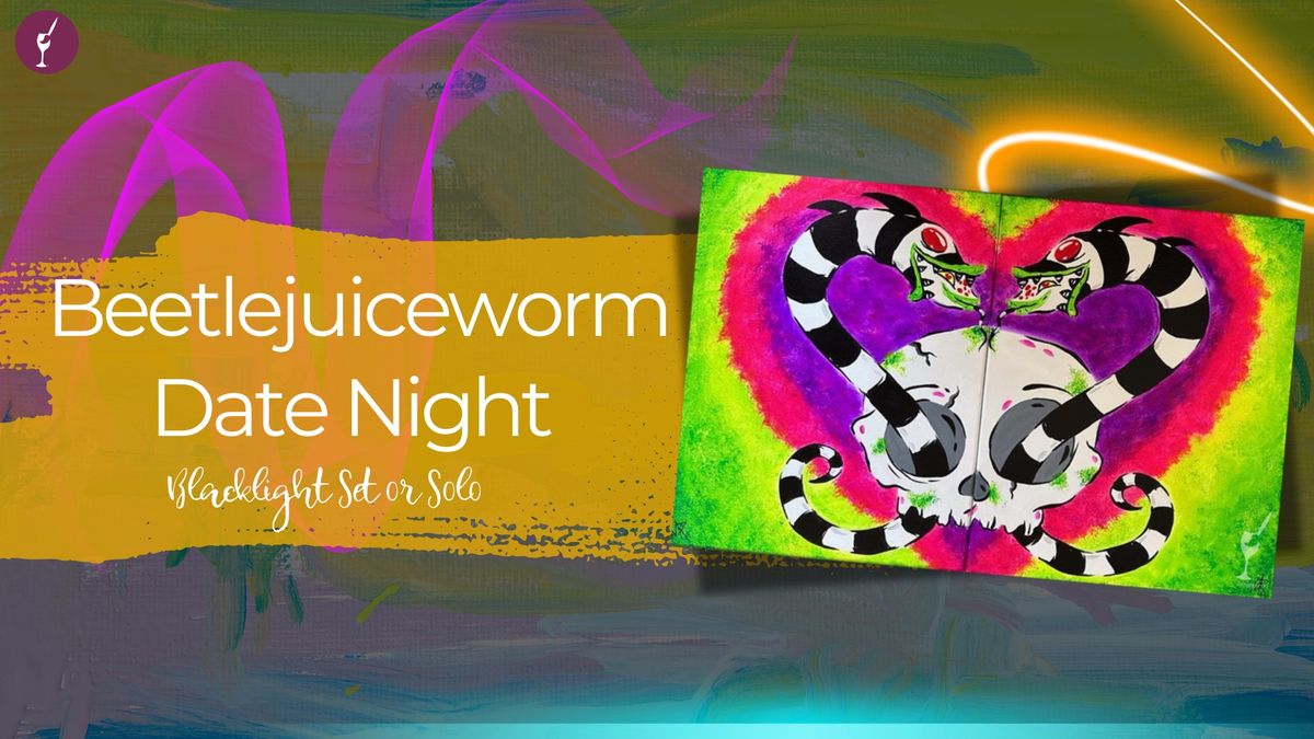 Beetlejuiceworm Date Night Blacklight Set or Solo