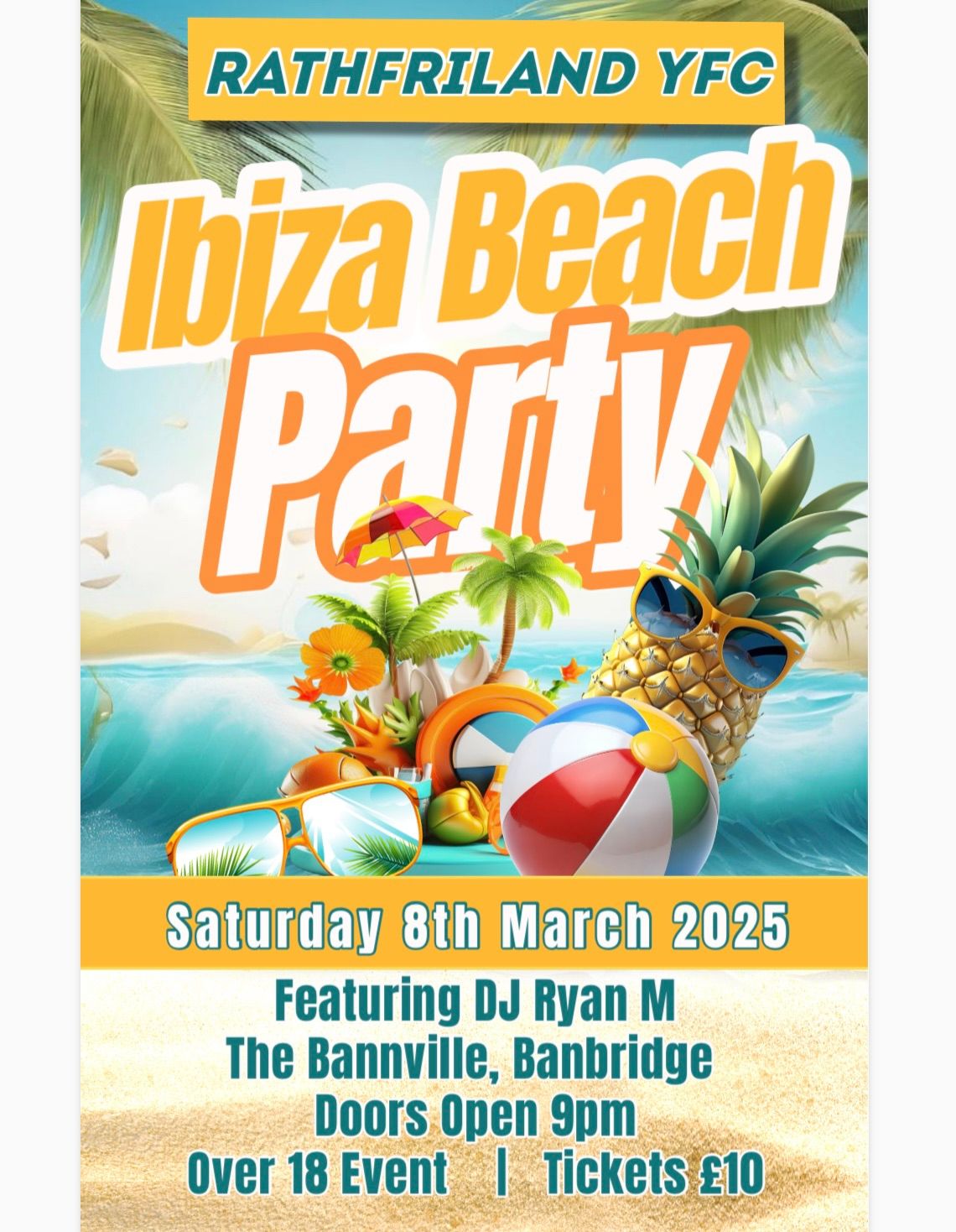 Rathfriland YFC Ibiza Beach Party 