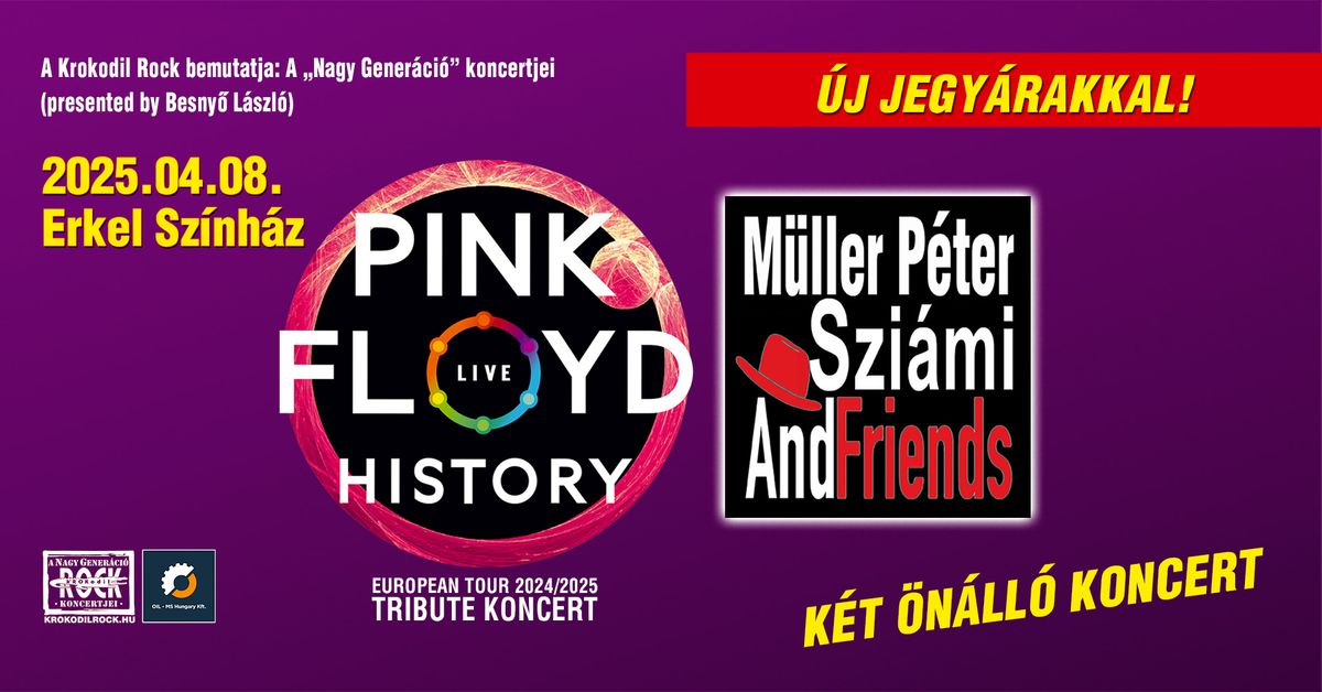 PINK FLOYD HISTORY - TRIBUTE KONCERT- Budapest, Erkel Sz\u00ednh\u00e1z