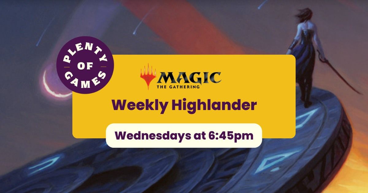 PoG Weekly Australian 7P Highlander