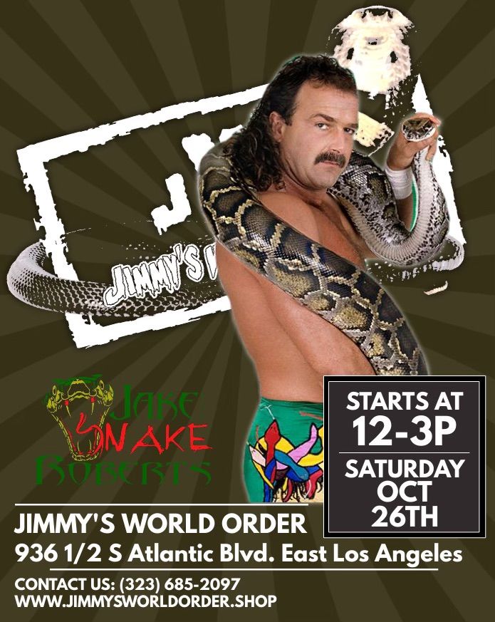 Meet And Greet Jake The Snake Robert\u2019s