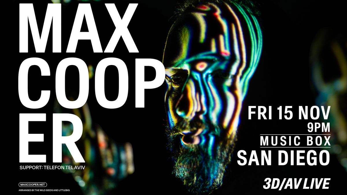 Max Cooper 3D\/AV Live with Telefon Tel Aviv