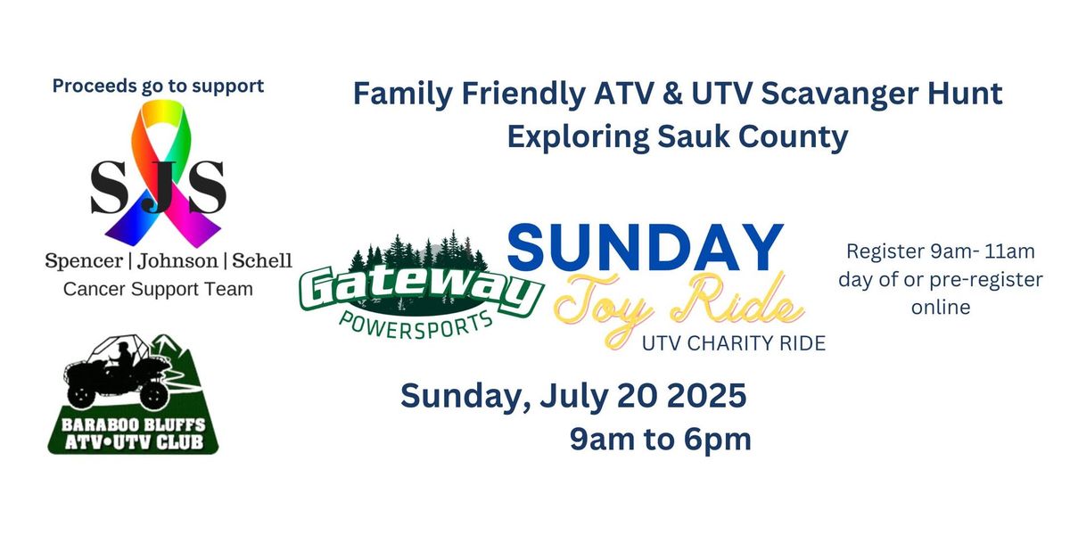 2025 Joy Ride | UTV Charity Scavenger Hunt