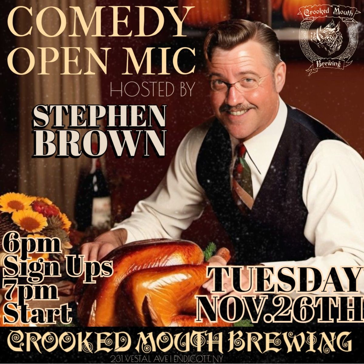 Crooked Mouth Comedy Open Mic