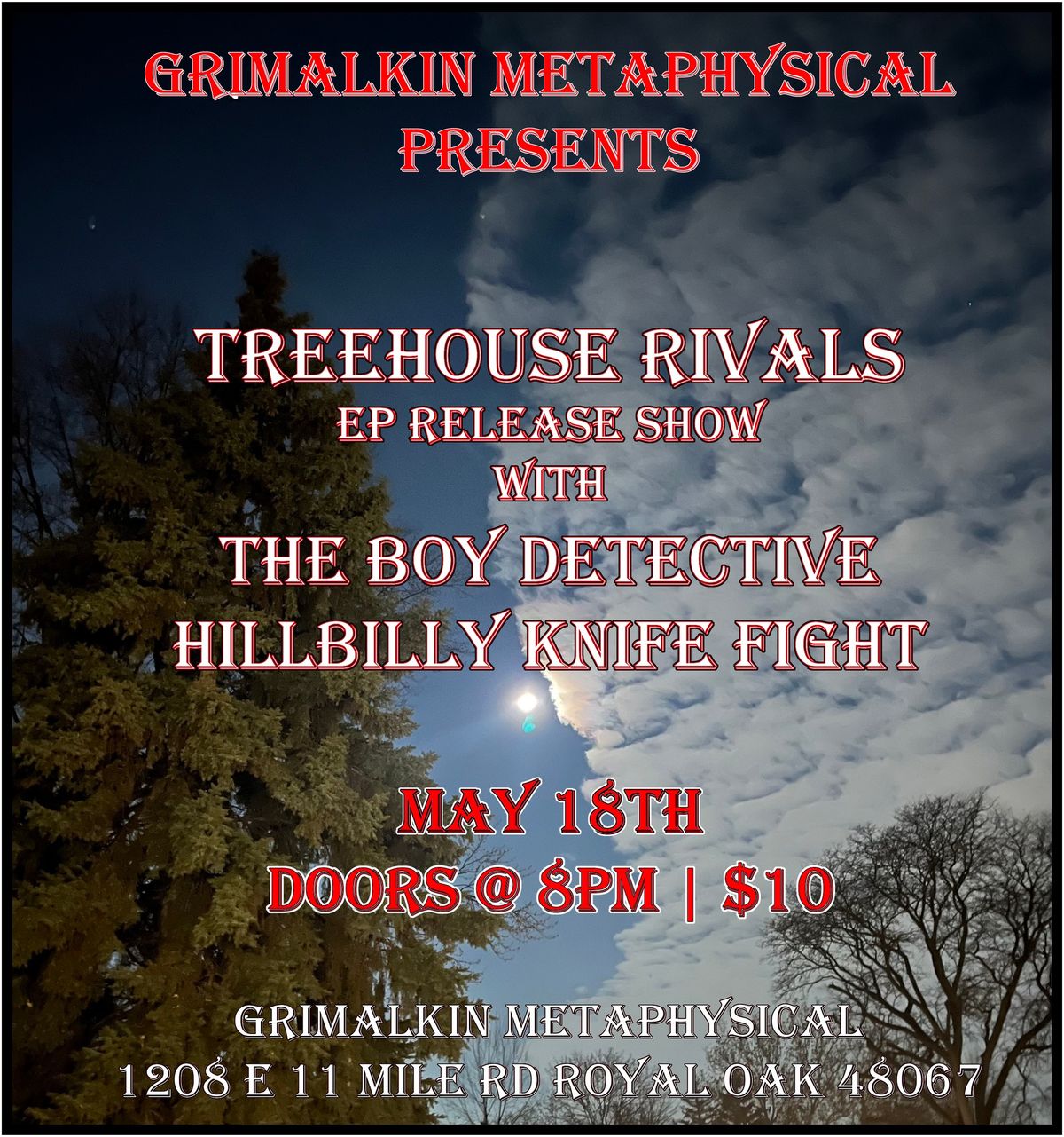 Treehouse Rivals EP release show