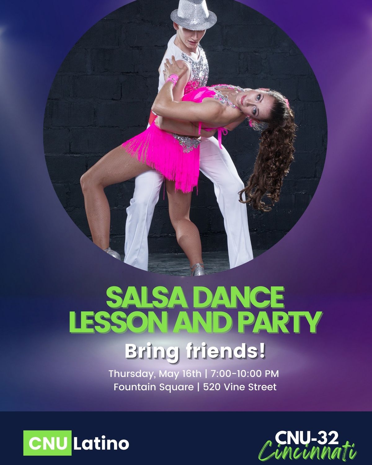 CNU32 Salsa Dance Lesson and Party