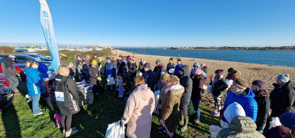 New Year Public Beach Clean at Eastney Portsmouth