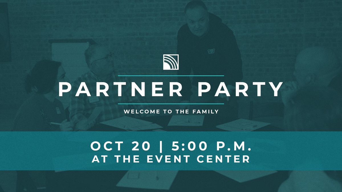 Partner Party at the New Event Center