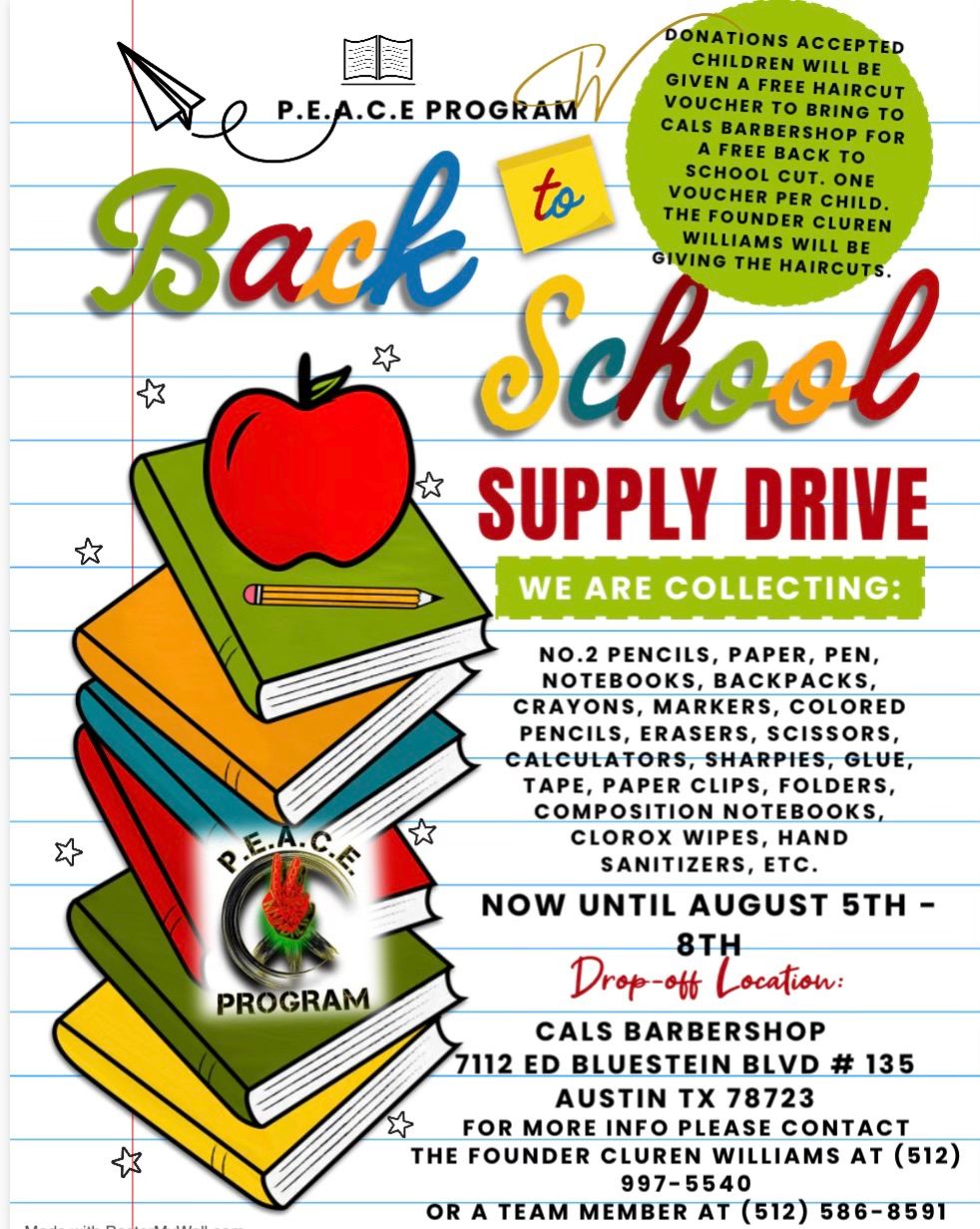 BACK TO SCHOOL DRIVE