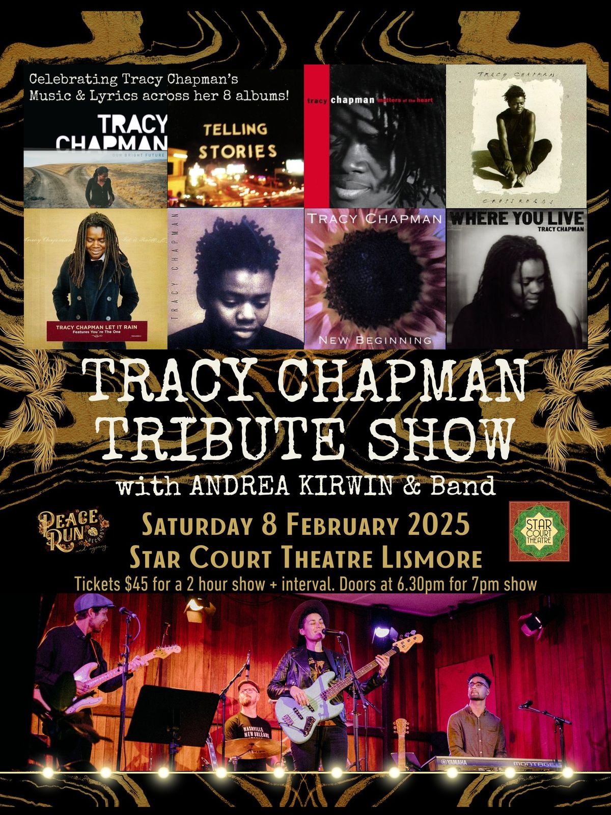 Tracy Chapman Tribute Show with Andrea Kirwin and Band