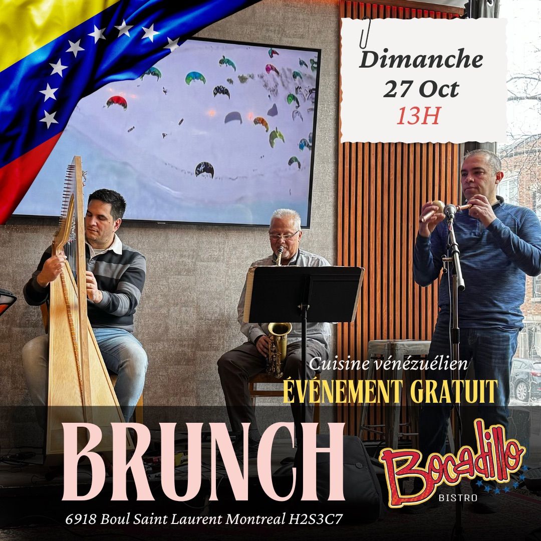 Brunch v\u00e9n\u00e9zu\u00e9lien | musique live gratuit 