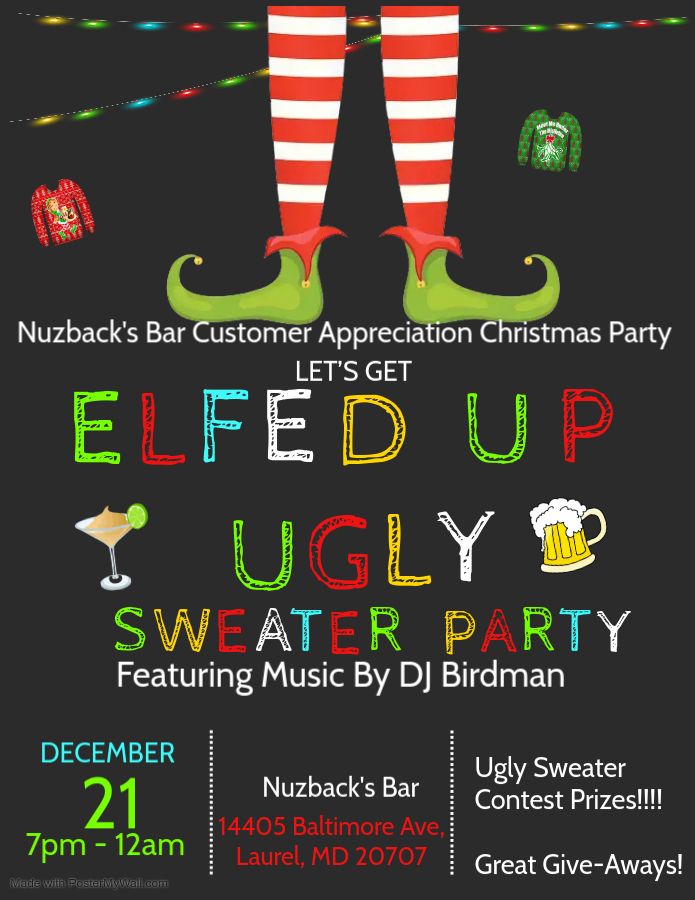 Nuzback's Annual Customer Appreciation\/Ugly Sweater Party