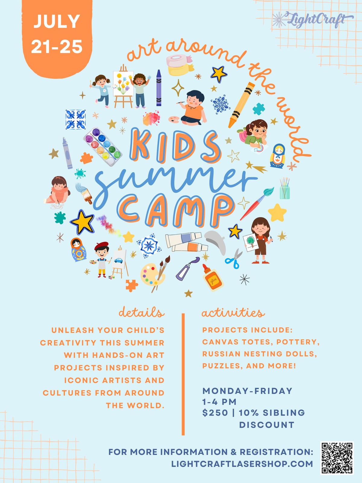 Art Around the World- Kids Summer Camp! Ashburn, VA