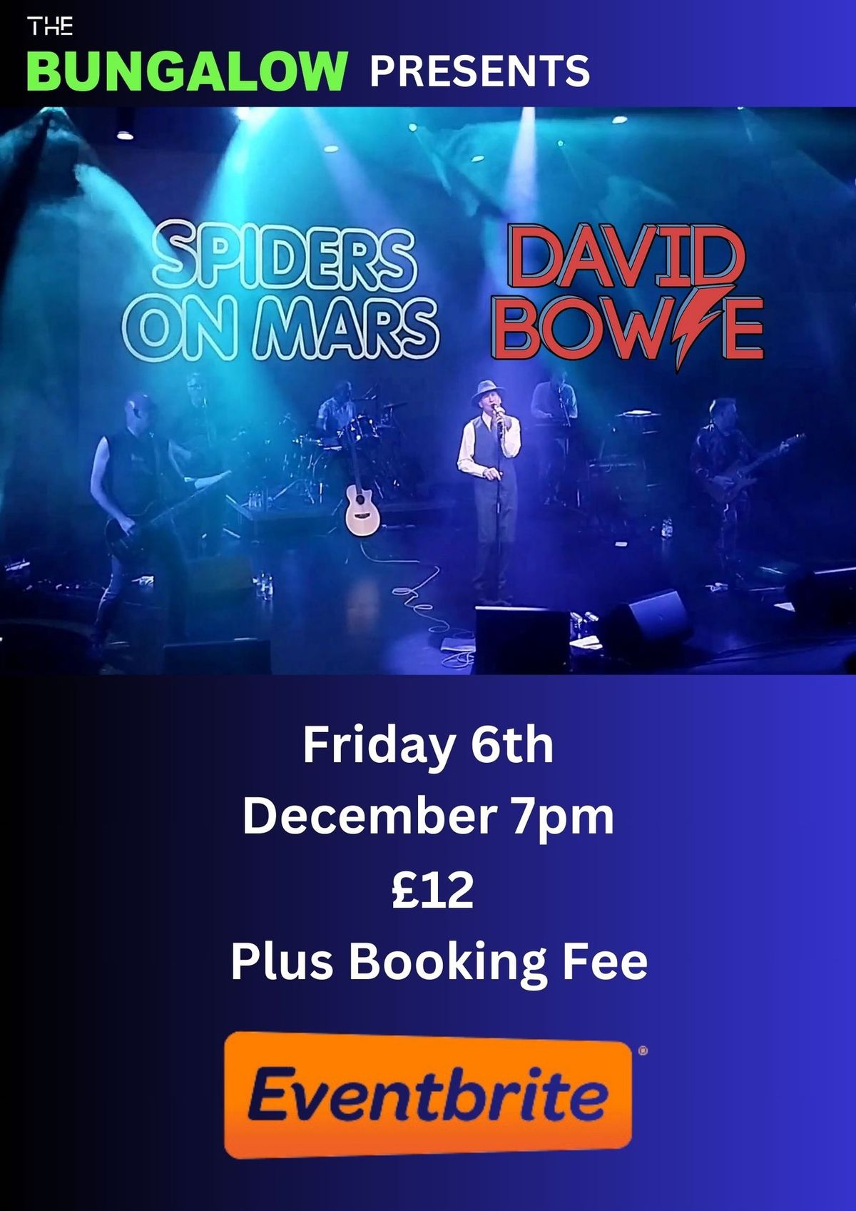 SPIDERS ON MARS Tribute to David Bowie