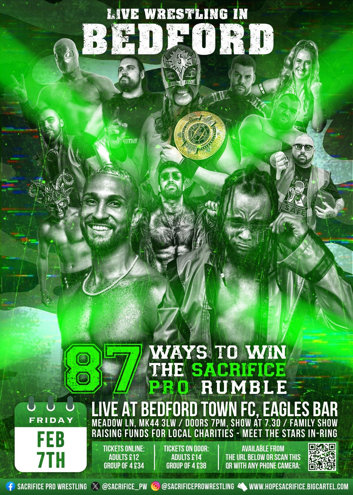 Sacrifice Pro Wrestling in Bedford: 87 Ways to win the Sacrifice Pro Rumble