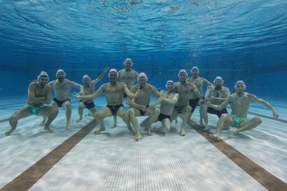 water polo scrimmage