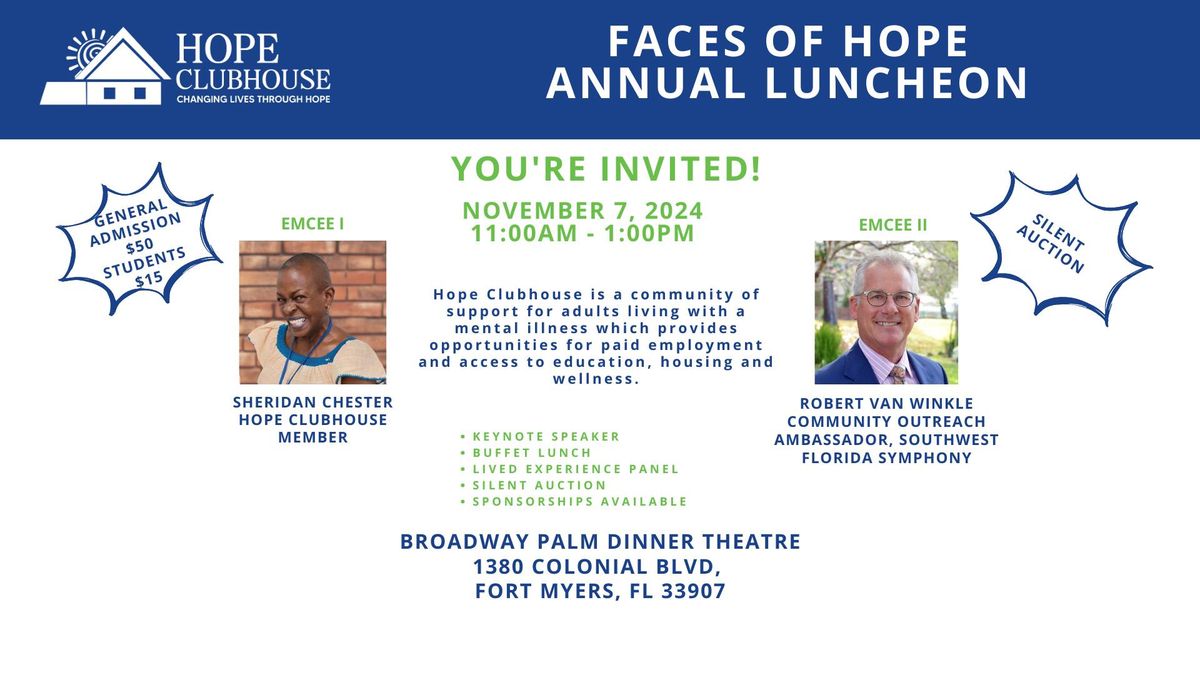 2024 Faces of Hope Luncheon