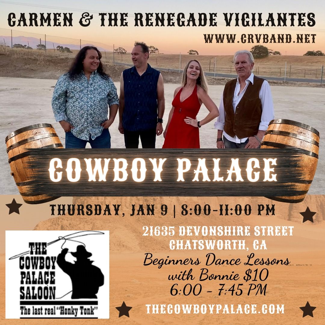 CRV at the Cowboy Palace, Thursday 1\/9