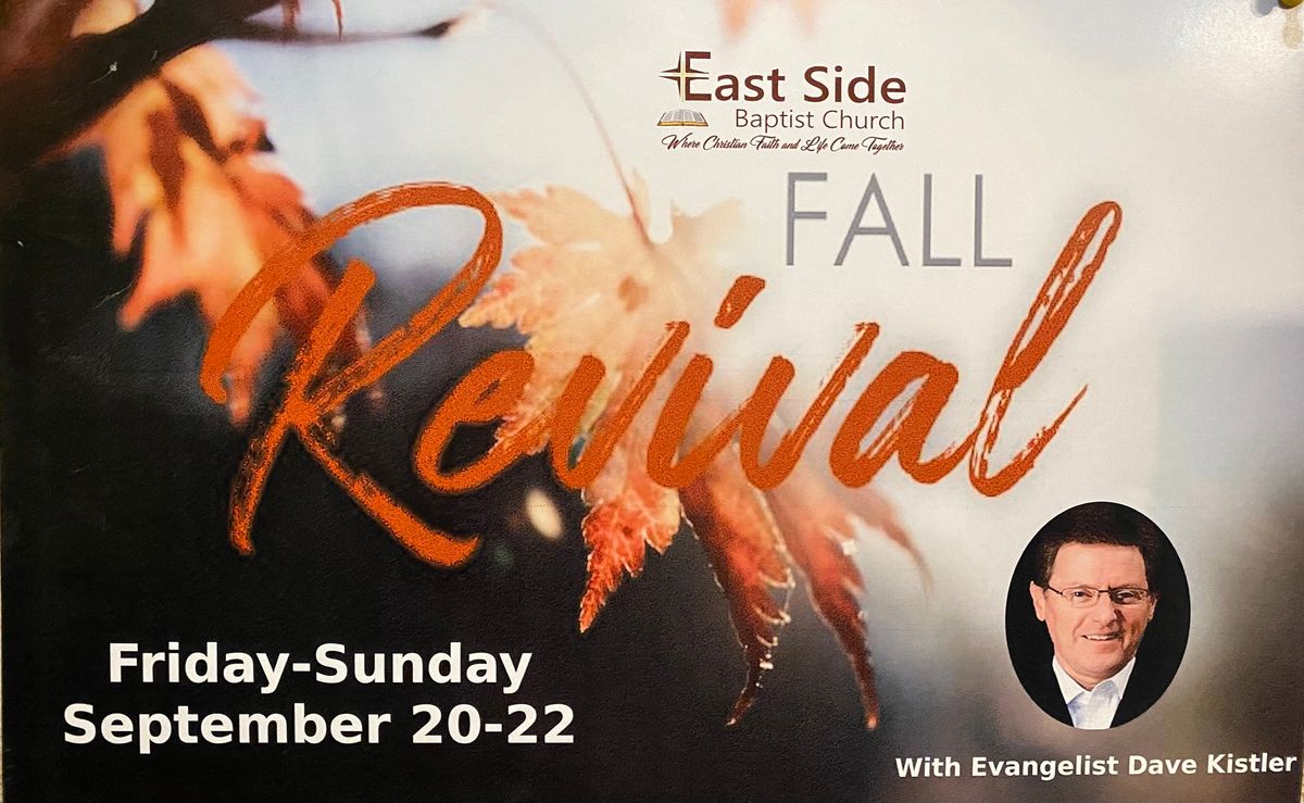 Fall Revival Services: Evangelist Dave Kistler 