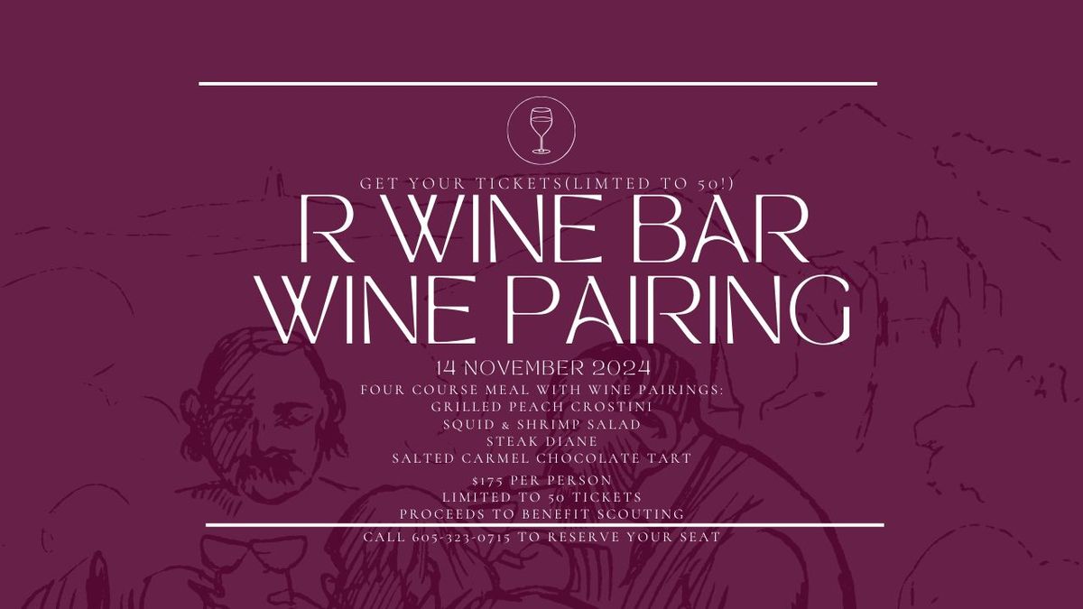 R Wine Bar Dinner Paring