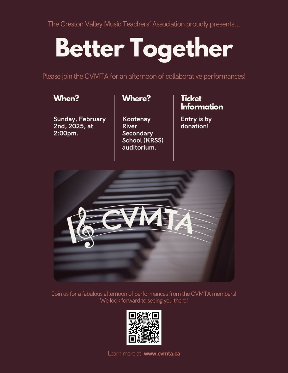 CVMTA Teachers' Concert