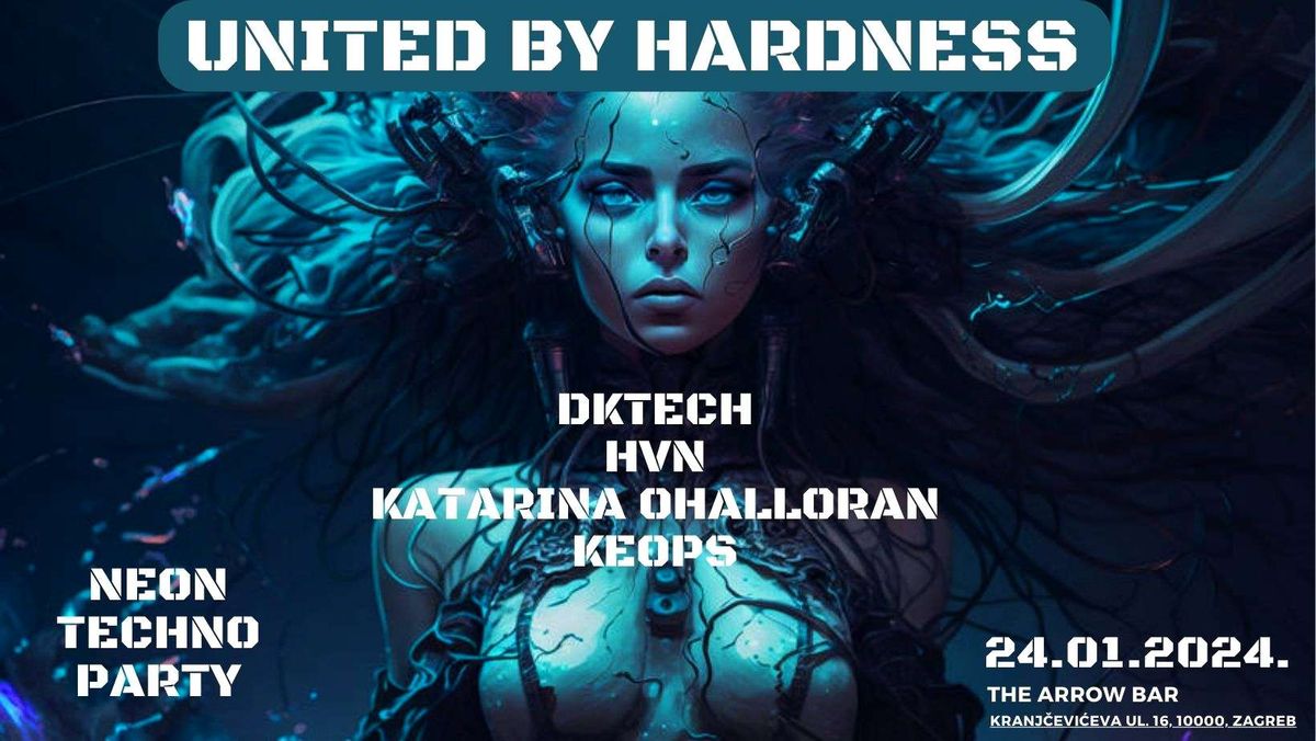 UNITED BY HARDNESS \u2013 NEON TECHNO PARTY