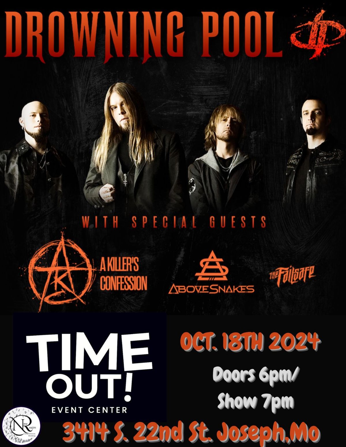 Drowning Pool with Special Guests 