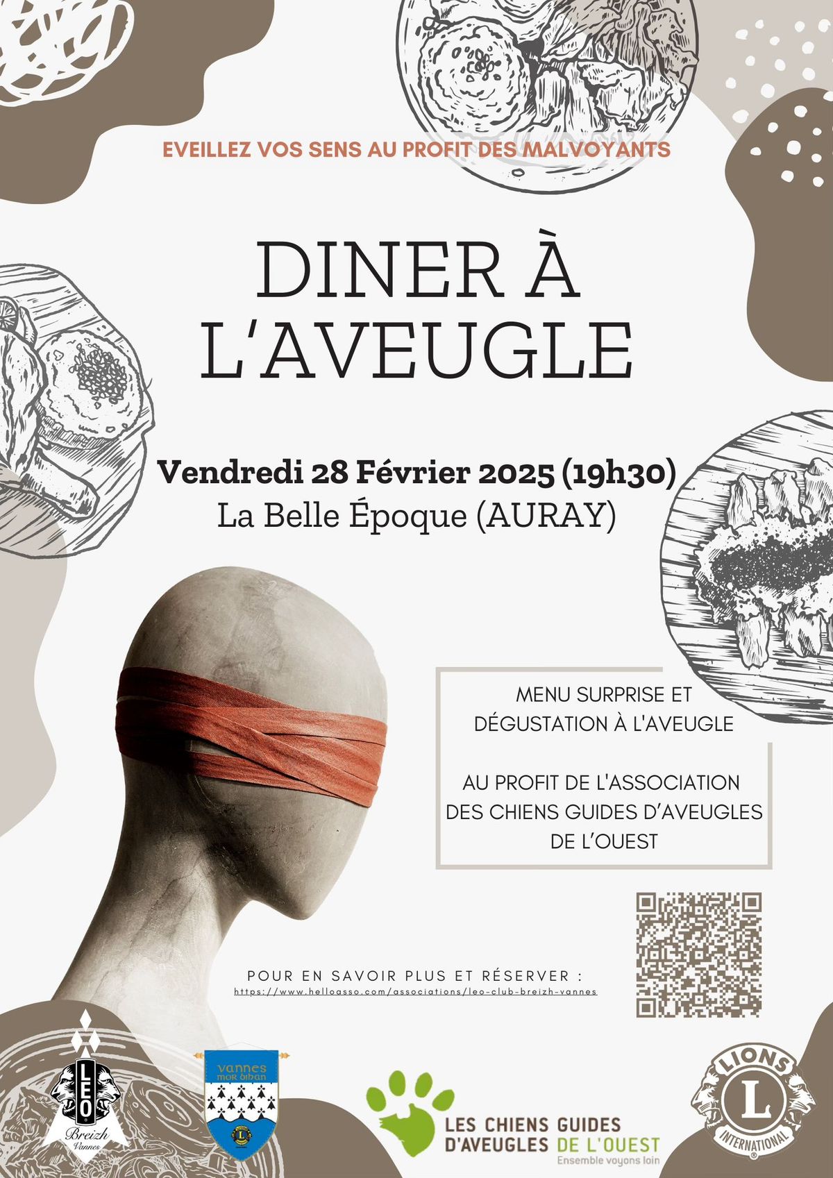 Diner \u00e0 l'aveugle - F\u00e9vrier 2025 - AURAY