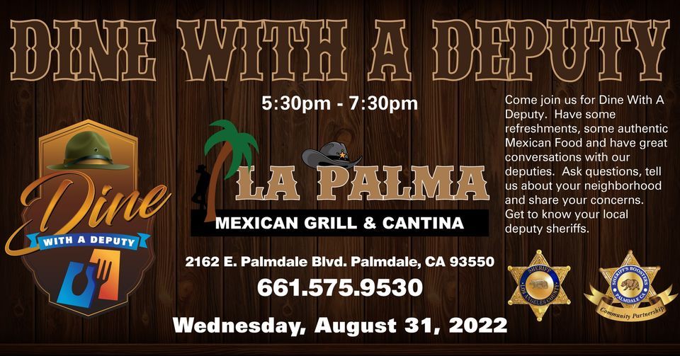 Dine With A Deputy