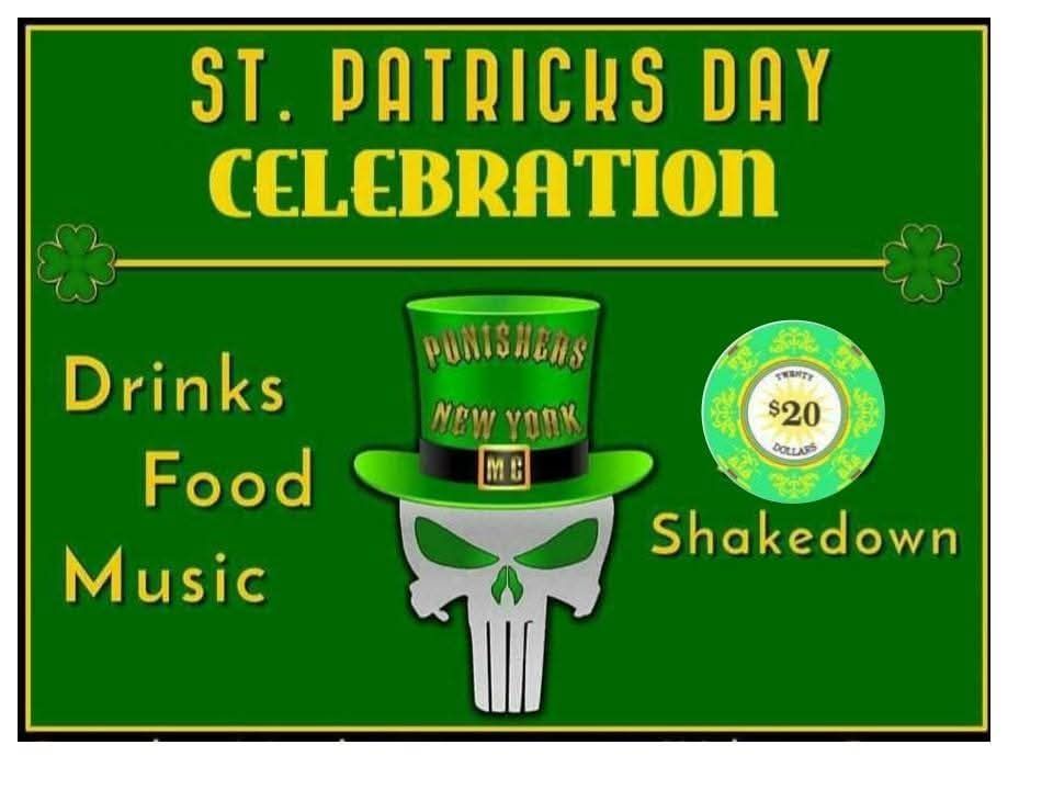 Punishers MC St. Patrick's day party