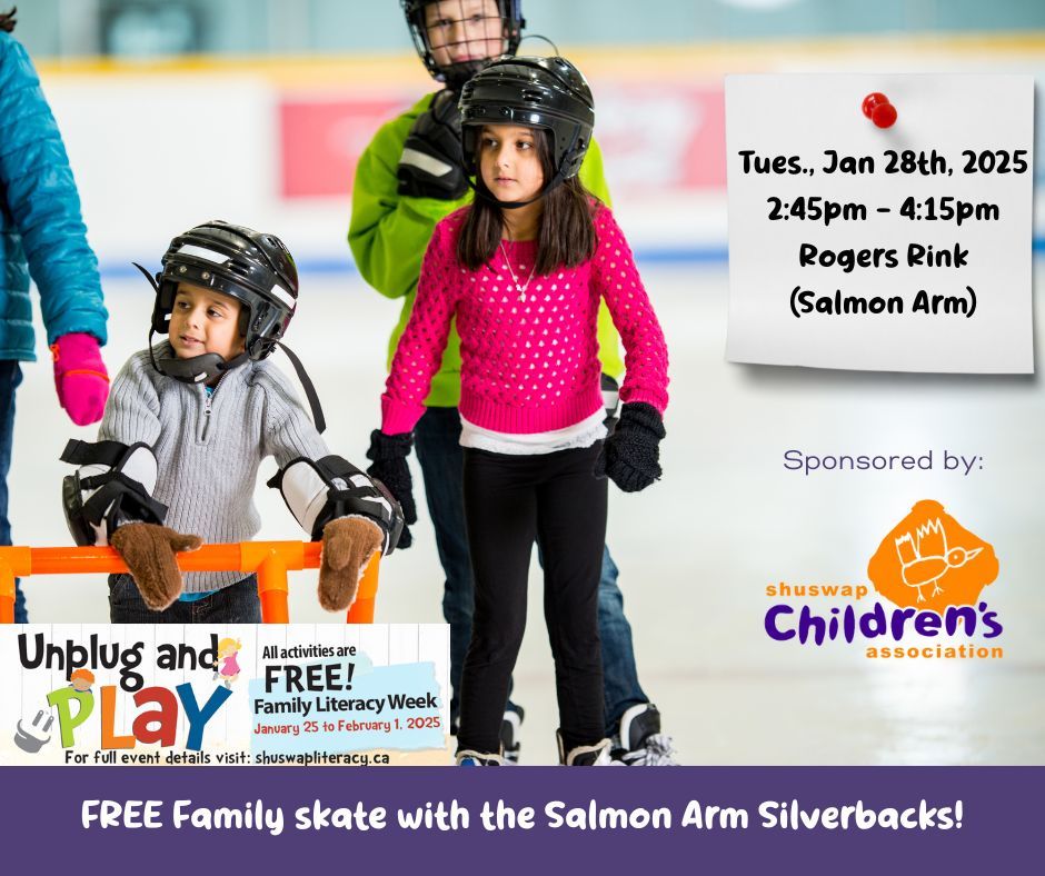 FREE Family Skate with the Salmon Arm Silverbacks