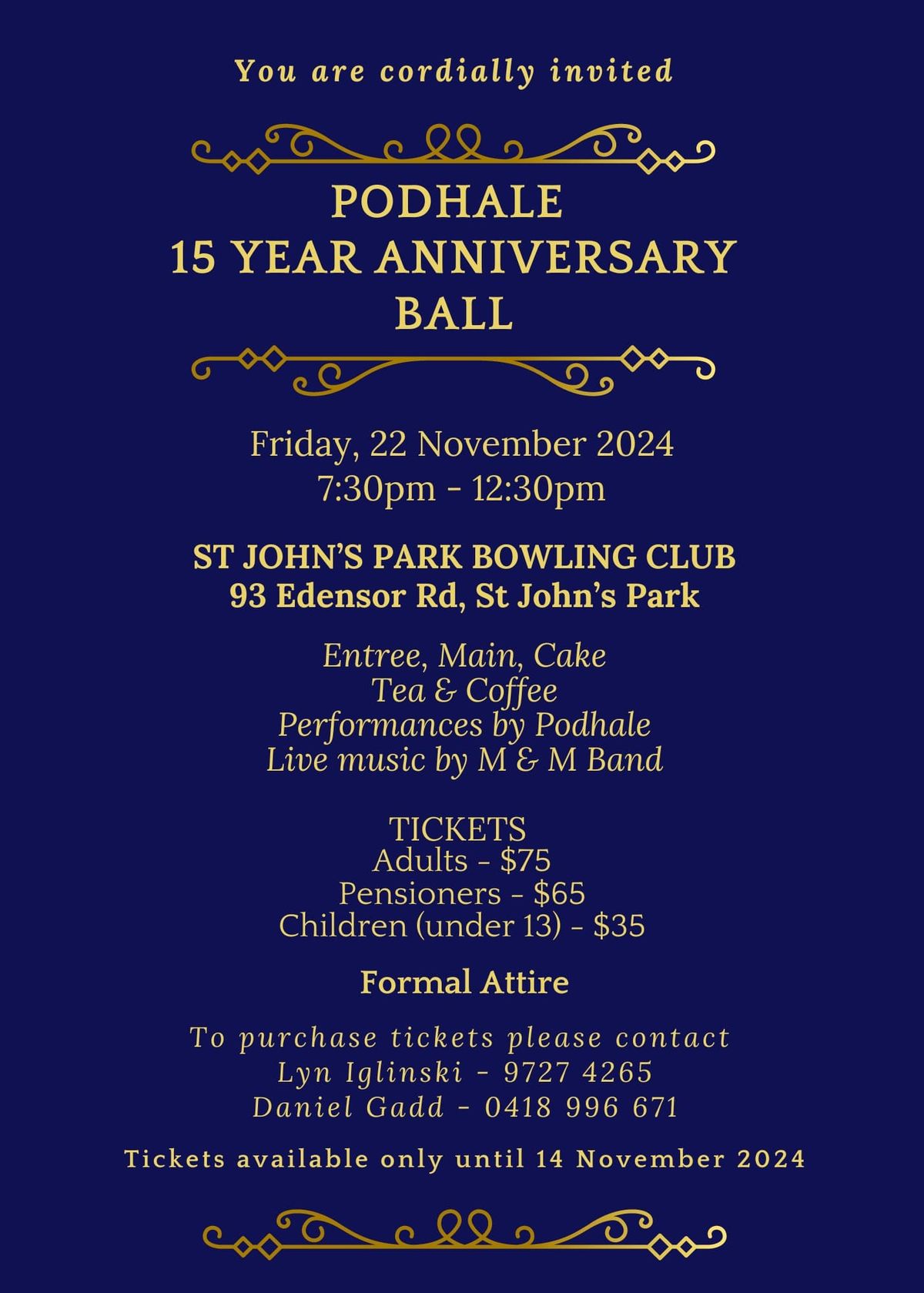 15 Year Anniversary Ball