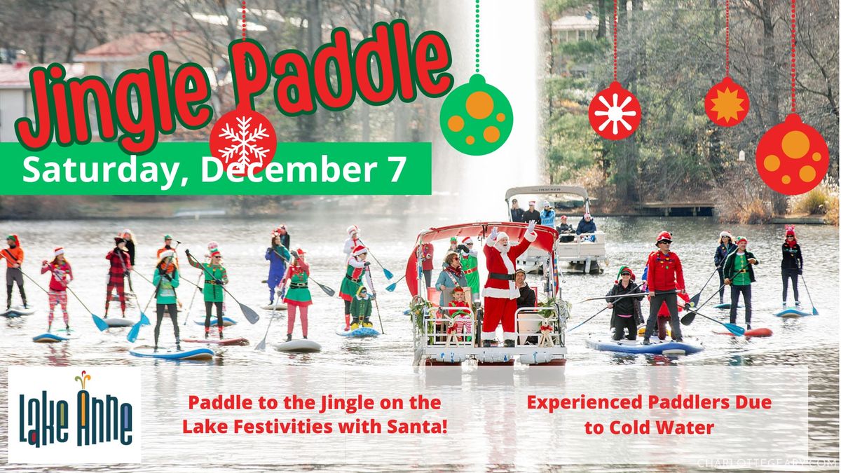 SAVE THE DATE: Jingle Paddle 2024 on Lake Anne 