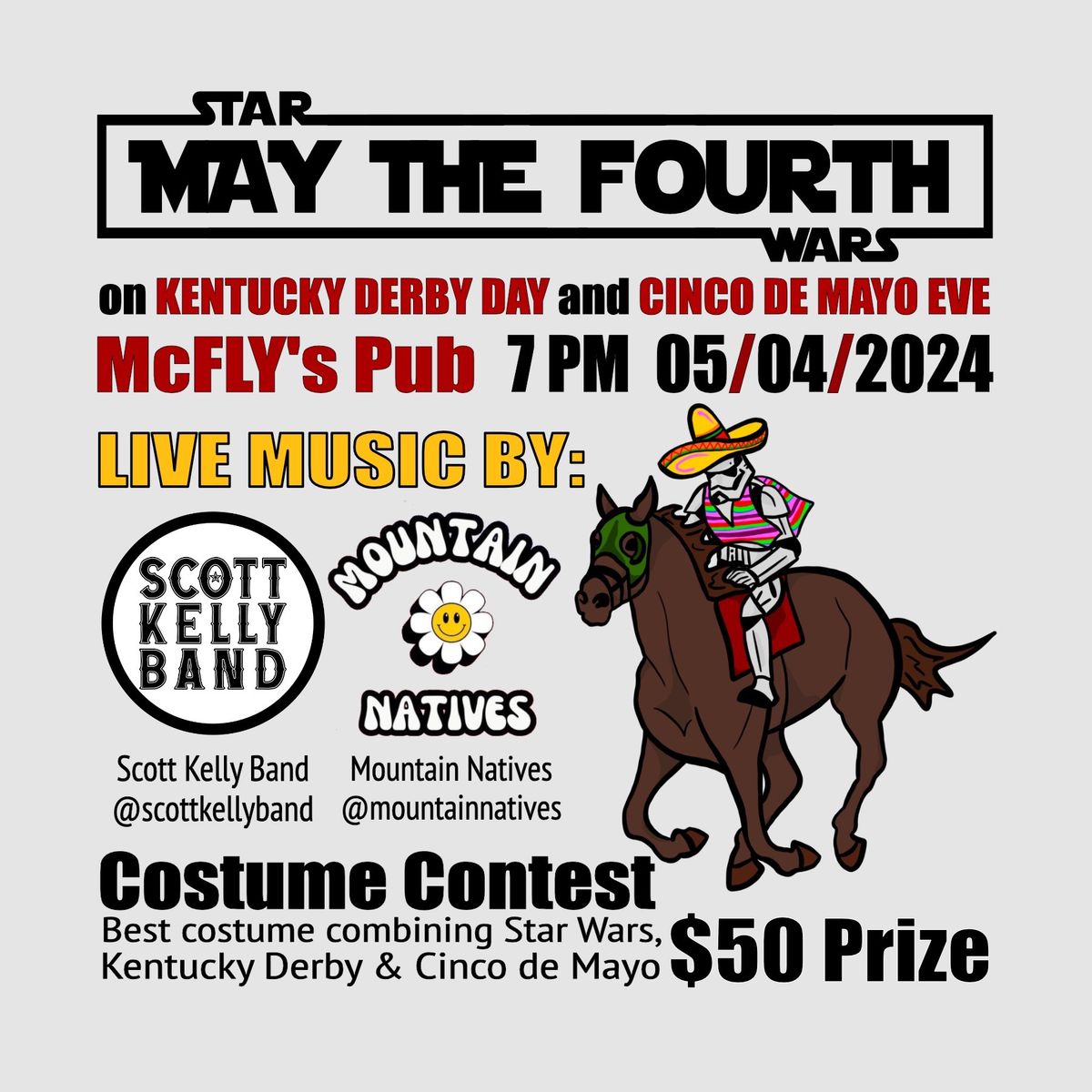 May The 4th on Kentucky Derby Weekend & Cinco De Mayo Eve! \ud83d\udc0e\ud83c\uddf2\ud83c\uddfd\ud83d\udef8