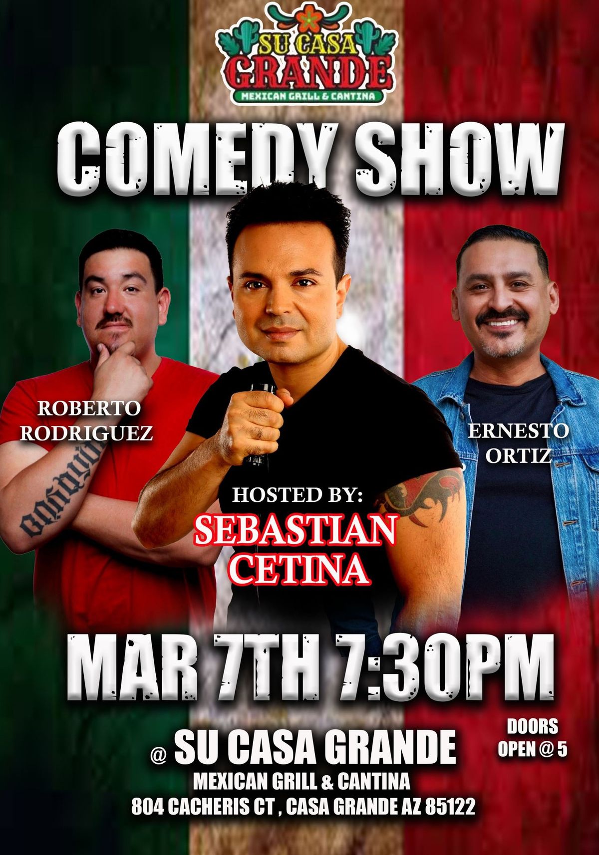 Comedy show at Su Casa Grande 