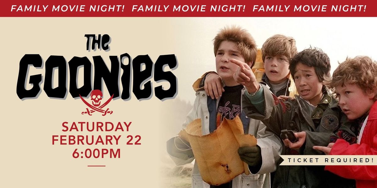 The Goonies - Family Movie Night @ Mayflower - The Encore