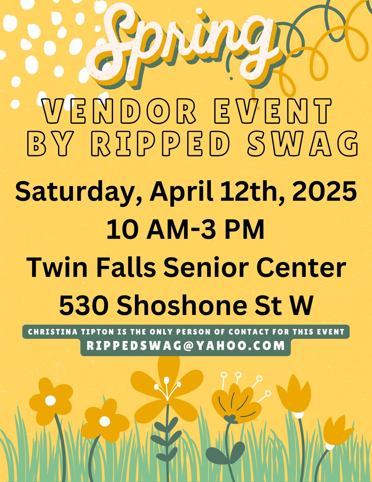 Spring Vendor Event by Ripped Swag