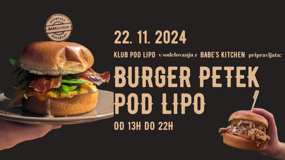 BURGER PETEK POD LIPO