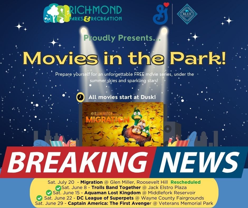Movies in the Park - Migration - New Date!