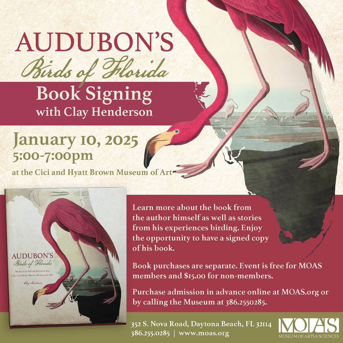 Audubon\u2019s Birds of Florida Book Signing with Clay Henderson