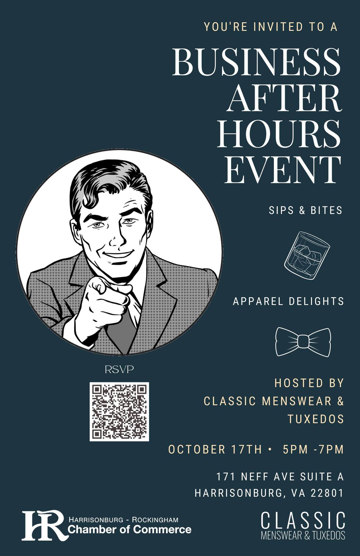 Business After Hours: Classic Menswear & Tuxedos