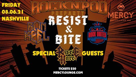 ROCKNPOD Preparty - Resist & Bite, Rare Hare, Ron Keel, and Rock United