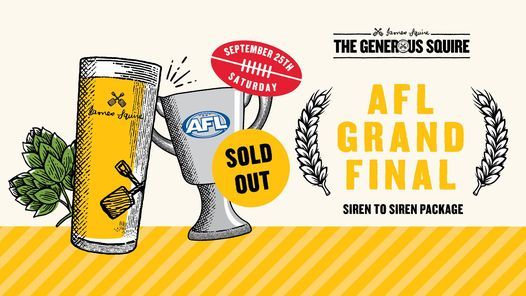 AFL Grand Final at The Generous Squire