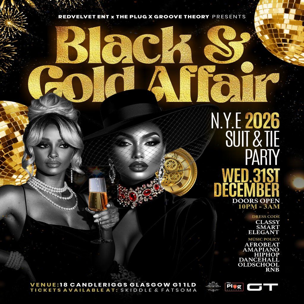 Black & Gold Affair 2026 NYE SUIT & TIE PARTY