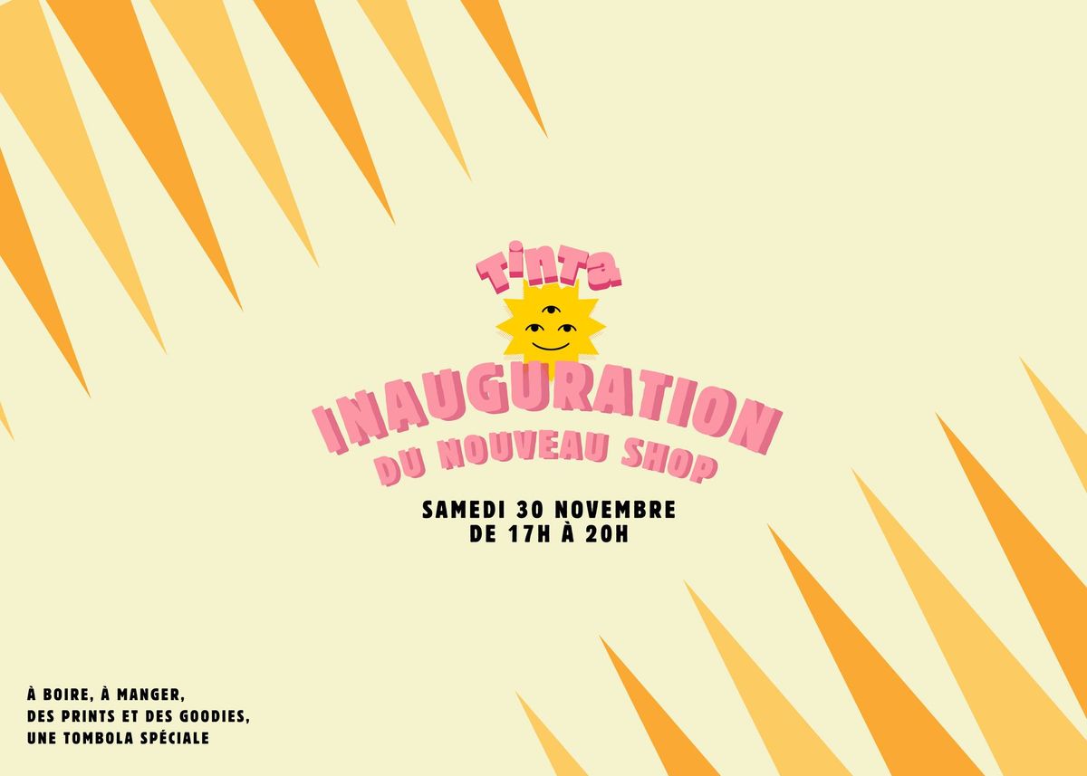 Inauguration du nouveau shop \u2728 Tinta Strasbourg