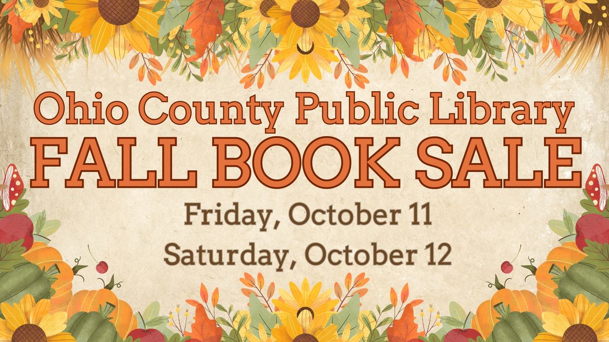 Fall Book Sale