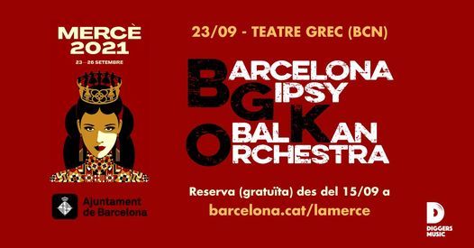(RESERVES EXHAURIDES-SOLD OUT) BGKO - Barcelona - Teatre Grec (Festes de La Merc\u00e8)