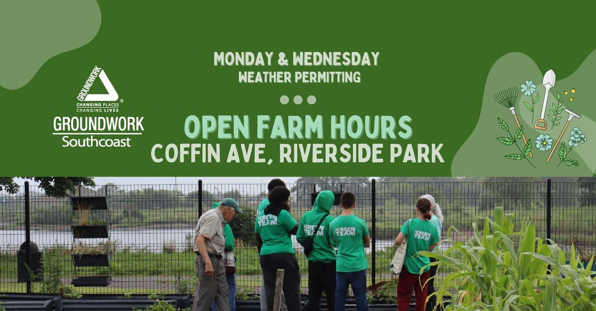 Open Garden Hours at Riverside Park Community Garden