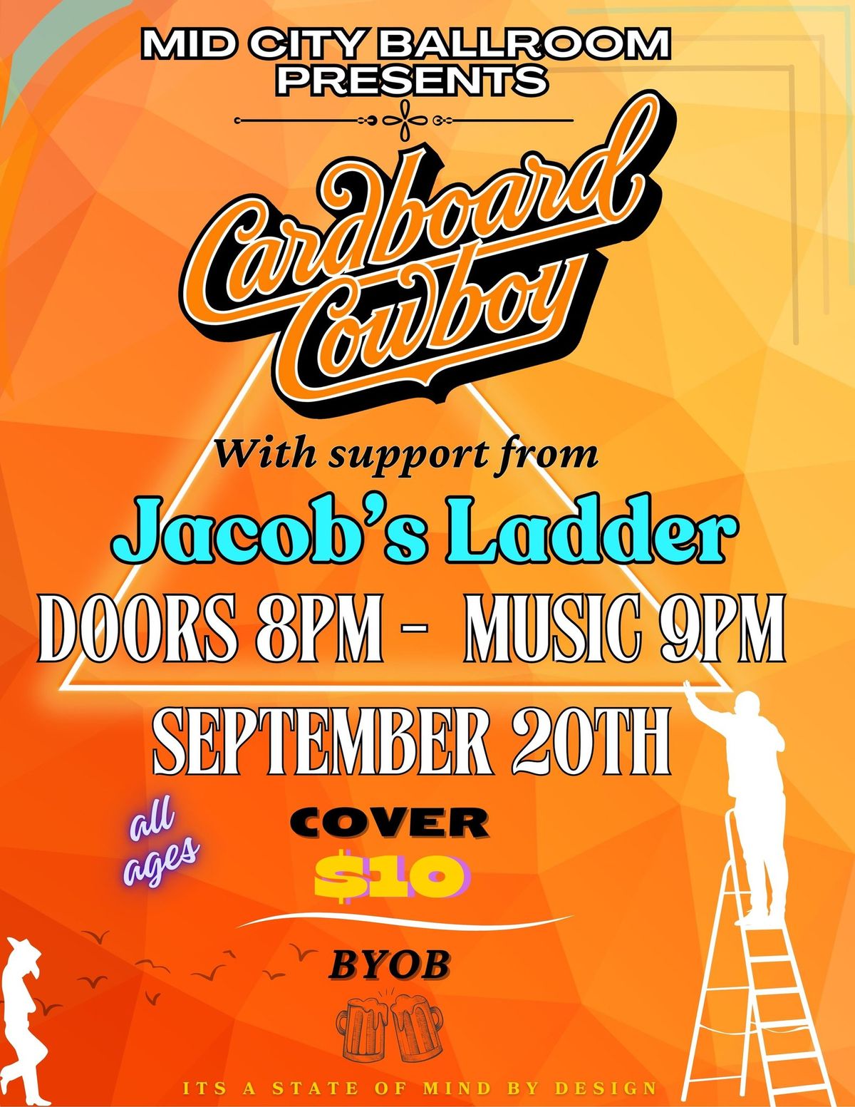 Mid CIty Ballroom presents: Cardboard Cowboy \/ Jacob's Ladder 