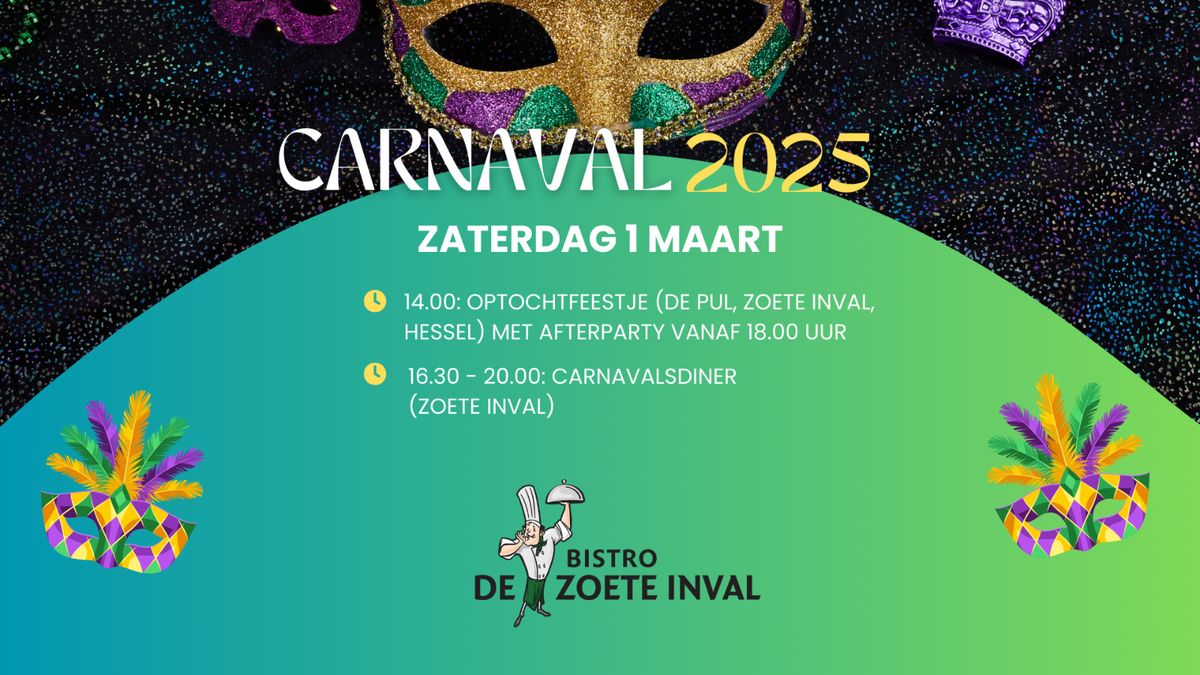 Zaterdag Carnaval op de Jufferenwal